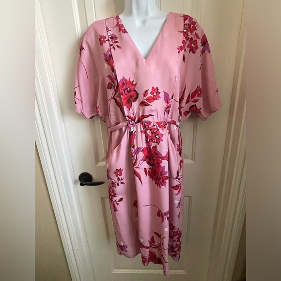 Phase Eight Brooke Floral Dress in Flint Melange, Size 8 - Picture 6 of 12